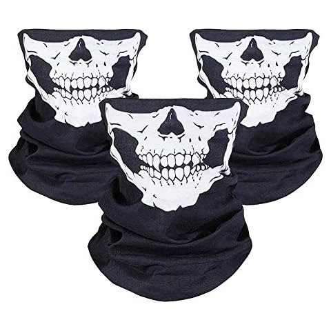 jtdeal Masque de Crâne en Polyester Cover