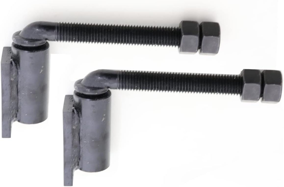 3/4 J-Bolt Gate Hinge | Heavy Duty 7 Adjustable Barrel | 1 Pair Pro Gate Supply GatorPro