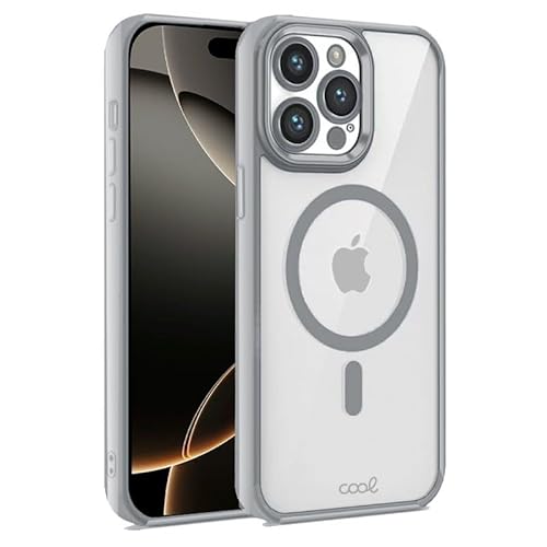 Cool Cover Iphone 16 Pro Magnetico Bordo Argento