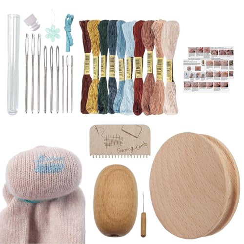 Facile da usare: Questo kit per il rammendo è progettato per la massima semplicità di utilizzo. Offre un processo di infilatura del filo semplificato e un'azione di tessitura , garantendo accessibilità per i principianti e praticità per gli utenti esperti. per riparazioni di vestiti, progetti fai da te, hobby creativi e il restauro di a casa, migliora efficacemente ogni attività di cucito.