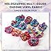 Beauty.H.C Shiny Metallic Scrunchies Elastic Hair Bands Hair Tie Ropes Scrunchy Soft Hair bobbles for Ponytail Holder fasion Hair Scrunchies for Girls Party Favorts 24Pcs