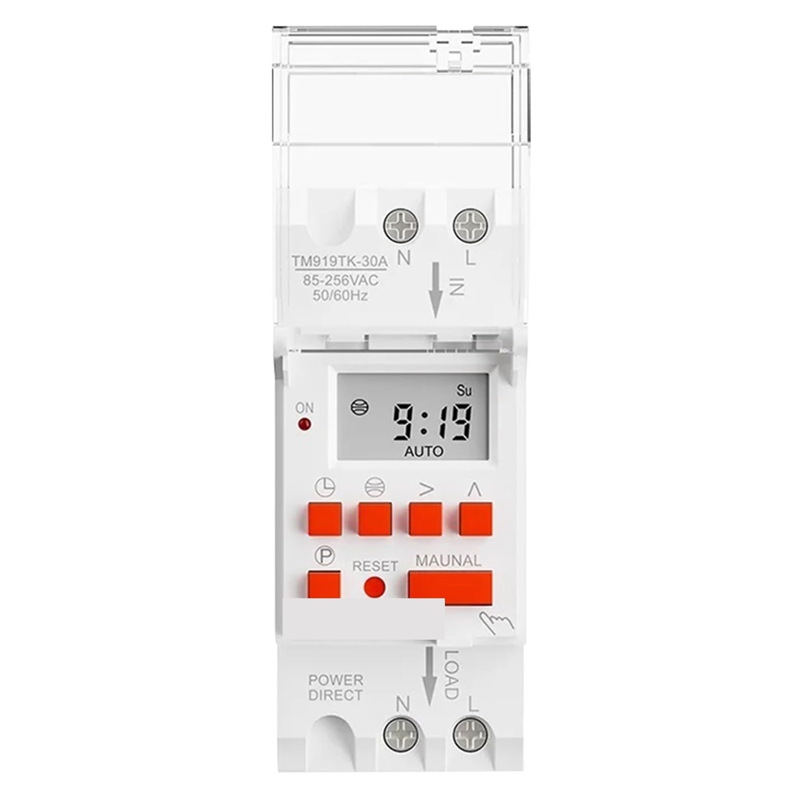 1PCS Wide Voltage AC 85-265V Digital Astronomical Timer Switch for Calculation Sunset in Latitude and Longitude(30A)