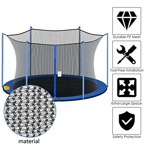 Filet de protection de remplacement pour trampoline de haute densité - 3