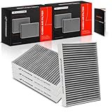 A-Premium 4-PC Cabin Air Filter with Activated Carbon Compatible with BMW X5, 530e, 530i, 540i,