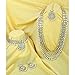 Aheli Indian Wedding Kundan Beaded Heavy Bridal Long Choker Necklace Earrings with Maang Tikka Traditional Jewellery Set Gift for Women (White)