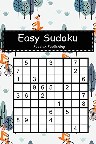 Easy Sudoku: Sudoku Puzzle Game For Beginers With Fox ride vintage bicycle in the forest cover