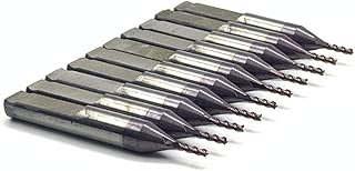 1.5mmx43L Cutter(B3403-RIC08409B) in Carbide and 1.0mm Tracer Point(B3404 - RIC08410B) in HSS fit for KEYLINE-BIANCHI 994 LASER Machine and F Clamp Key Machine (10pcs cutters)