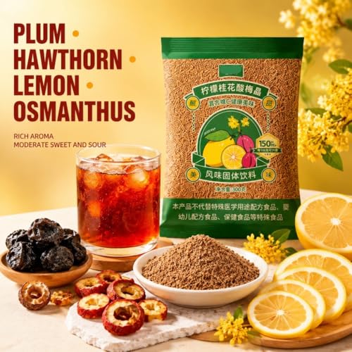 Poudre de prune d'osmanthus au citron mélange boisson instantanée - 3