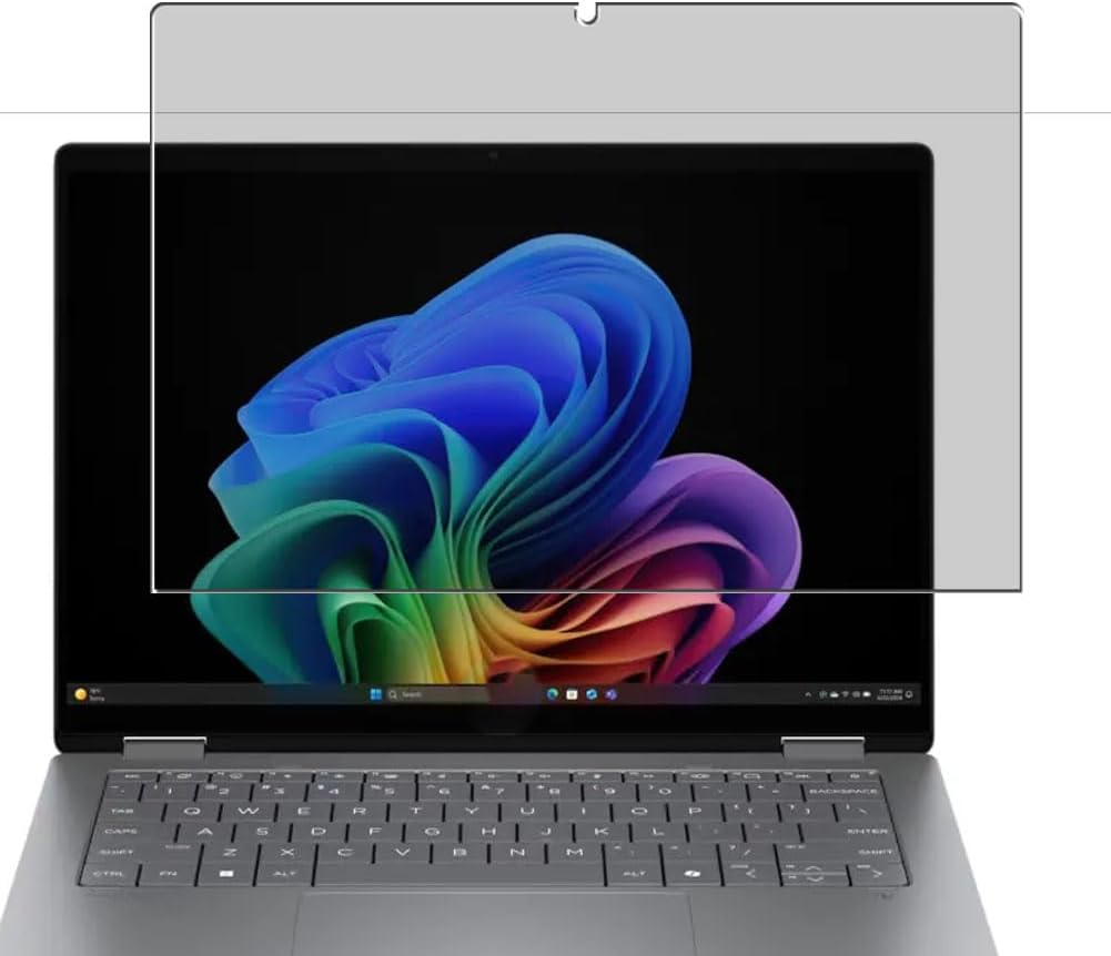 Puccy Privacy Screen Protector, compatible with HP OmniBook X Flip 14-fm 14-fm0000 14-fk 14-fk0000 14" Laptop Anti Spy Film TPU Guard （ Not Tempered Glass Protectors ）