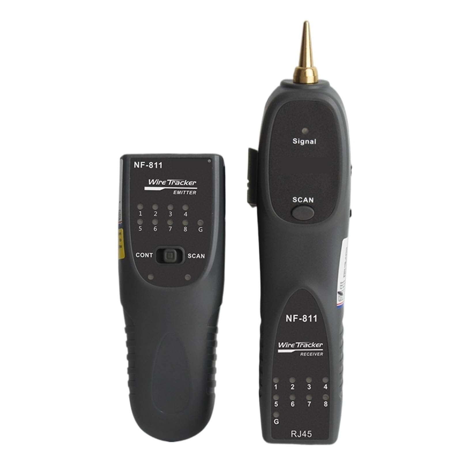 NF-811 Tester Kabli Sieciowych RJ11 RJ45 Lokalizator Przewodów Telefonicznych Z Tonerem Wykrywacz Ethernet Narzędzie Do Testowania Ciągłości Linii Dokładna Szybka Diagnostyka