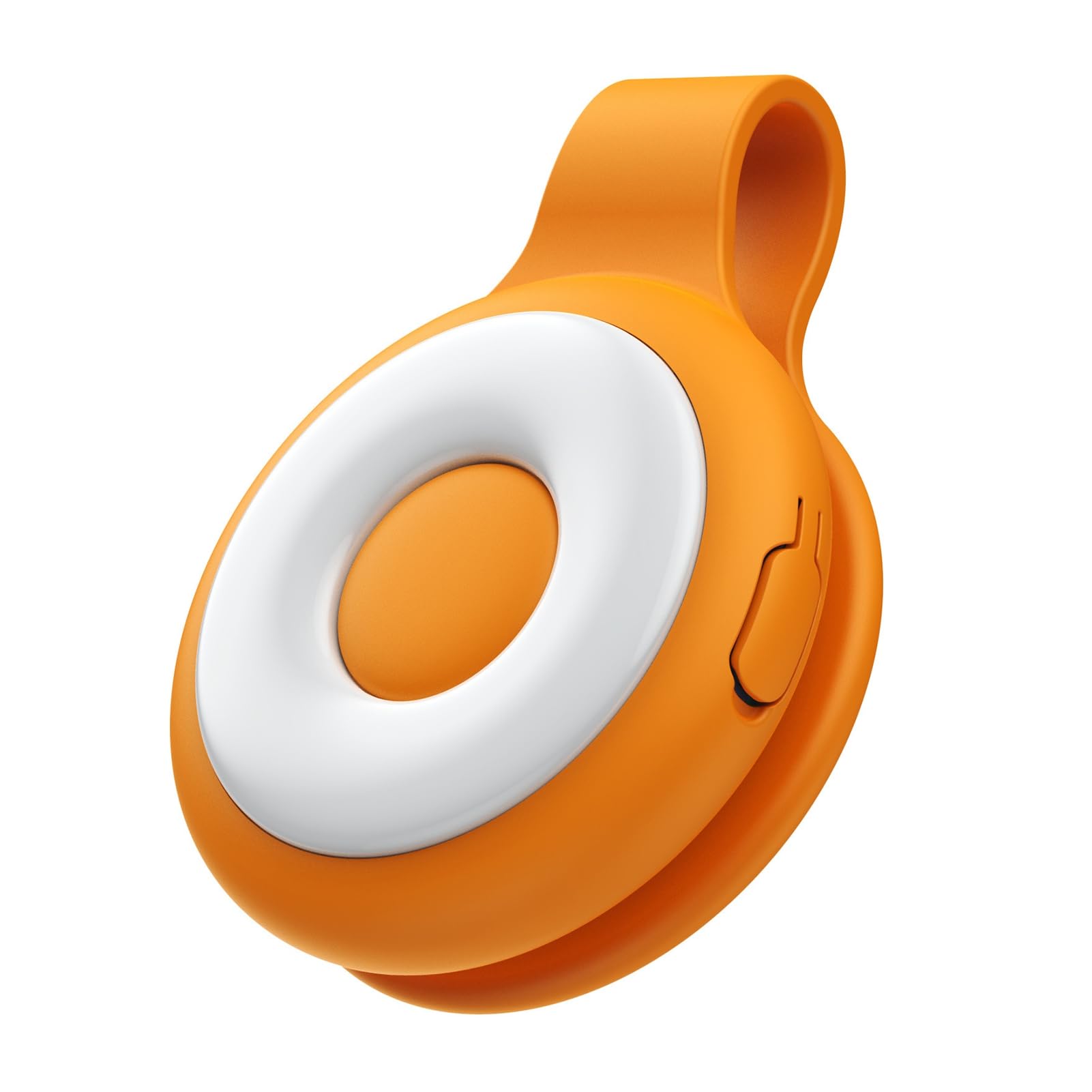 Mini Magnetic LED Clip Light Portable Rechargeable Task Light with USB-C Hands-Free Camping Night Work Lights Flexible Flashlight Orange