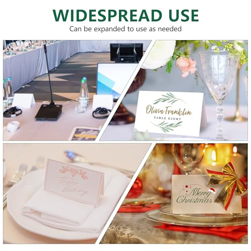 image for VZCPYTPM 200 Tent Card,Printable Place Cards for Table Setting,2x3.5 I