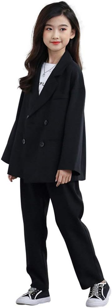 [TRVELBETT] 卒業式 スーツ 女の子 卒服 パンツスーツ 小学生 中学生 韓国 子供服 フォーマル 発表会 お受験 冠婚葬祭 120 130 140 150 160 165