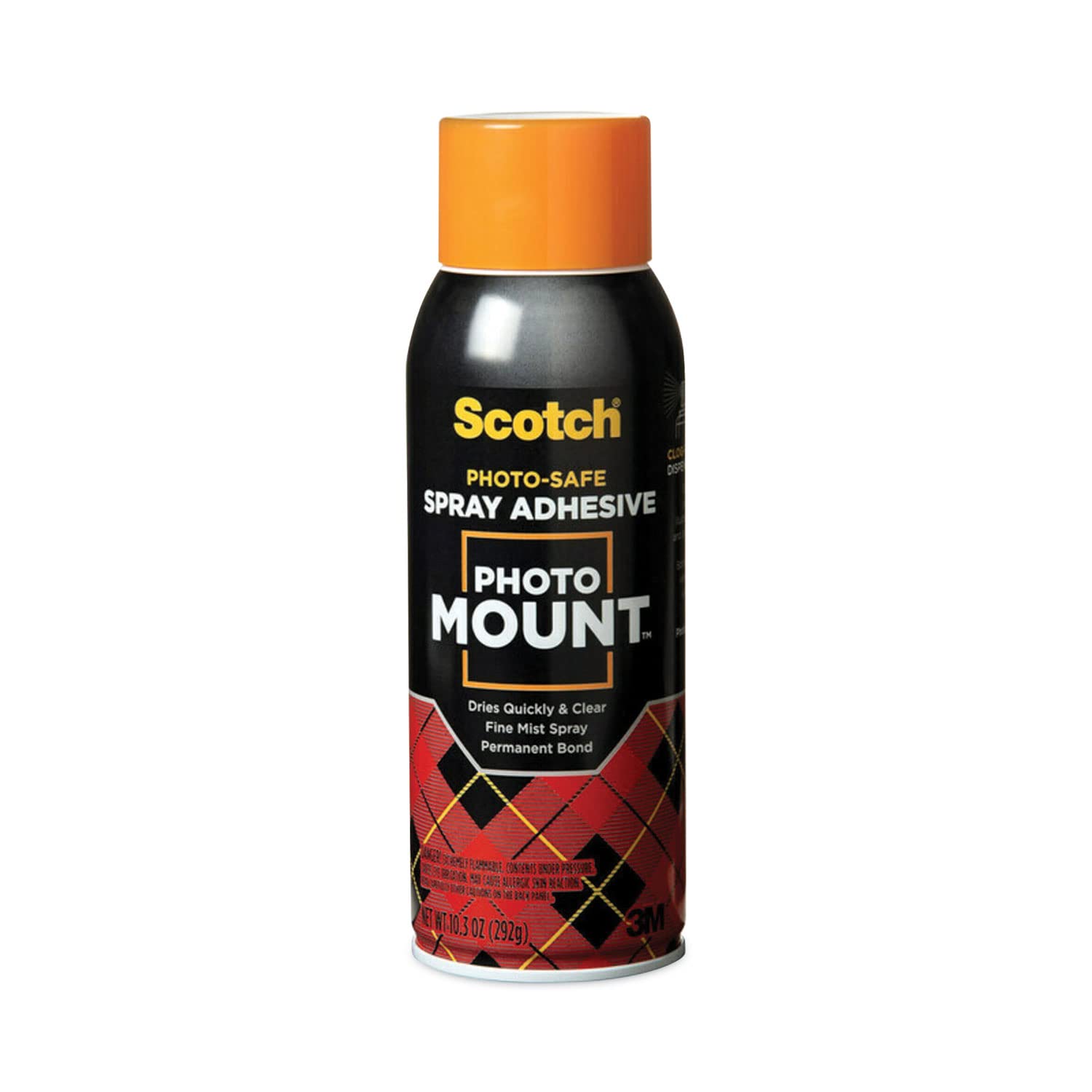 Scotch - Photo Mount Spray Adhesive, 10.25 oz, Aerosol - For mounting photographs, art prints, maps and drawings - Professional-grade and photo-safe - pH neutral - Dries clear