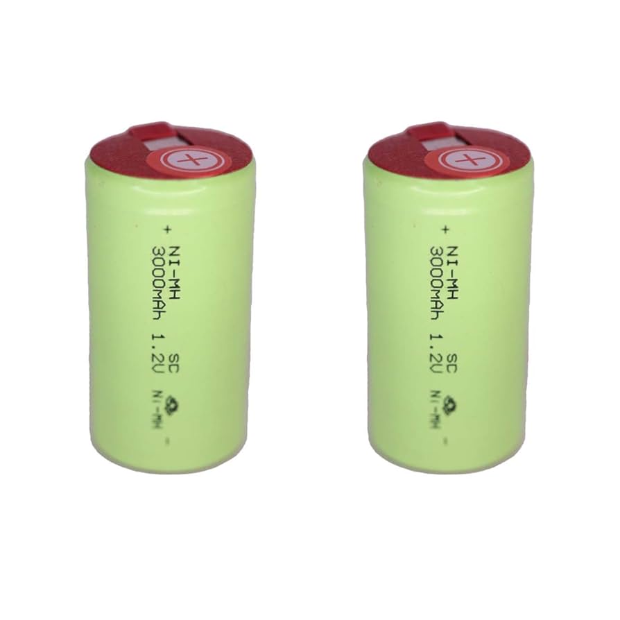 Amazon.co.jp: ニッケル水素 NI-MH Sub-C SC 充電池 バッテリー