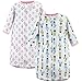 Hudson Baby unisex baby Hudson Long Sleeve Sleeping Bag/Blanket Wearable Blanket, Girl Cactus, 0-3 Months US