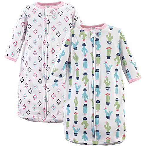 Image of Hudson Baby Unisex Baby Cotton Long-Sleeve Wearable Sleeping Bag, Sack, Blanket