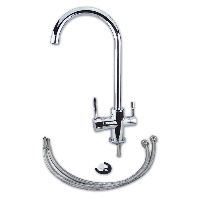 Buy Finerfilters Contemporary Deluxe 3 Way Chrome TriFlow Water Filter