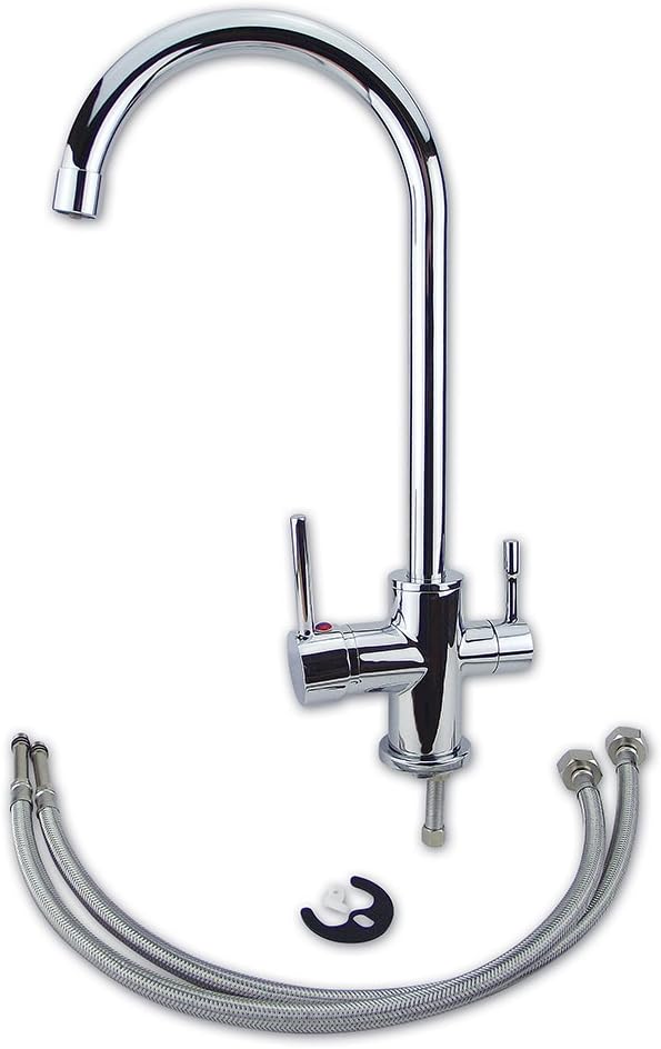 Finerfilters Contemporary Deluxe 3 Way Chrome TriFlow Water Filter Tap