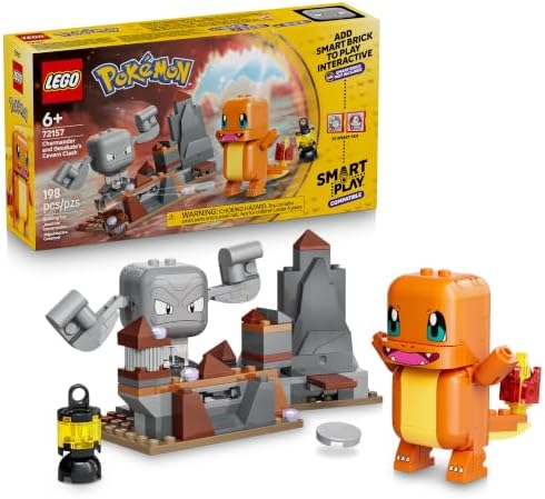 LEGO Pokémon SMART Play: Charmander and Geodude's Cavern Clash 72157