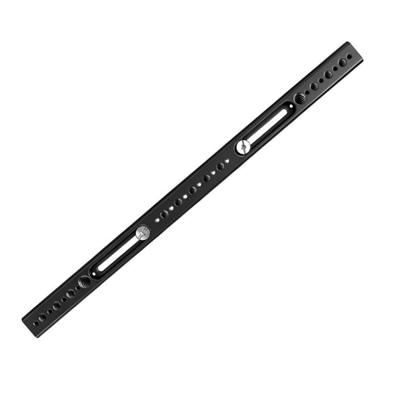Uchwyt szynowy ze stopu aluminium 1/10.2 cm 3/20.3 cm gwintowane gałki do bezpiecznego osprzętu kamery i stabilnego wideo. Akcesoria do ścieżki kamery