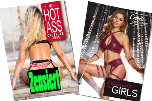 Kalender Set 2026 – Erotik & Pin-up Edition | 2× Wandkalender mit sinnlichen Monatsmotiven | Geschenkidee (Set-Nr.32)