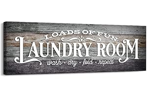 Kas Home Laundry Room Sign: Timeless Charm for Laundry Days