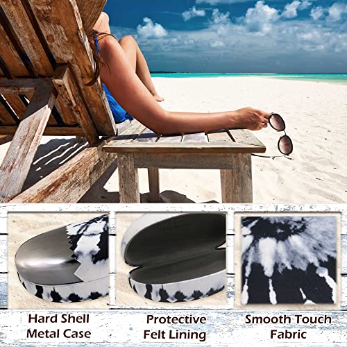 Image of MyEyeglassCase Large Hard Sunglasses Case | fits Large curved Sunglasses, with microfiber bag and cleaning cloth