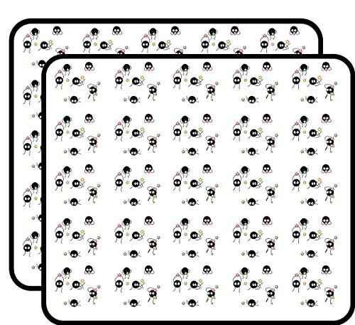 Soot Sprites 50 Pack 1-Inch Retro Stickers for Scrapbooking, Journals, Planners, Laptops, Phones and Water Bottles