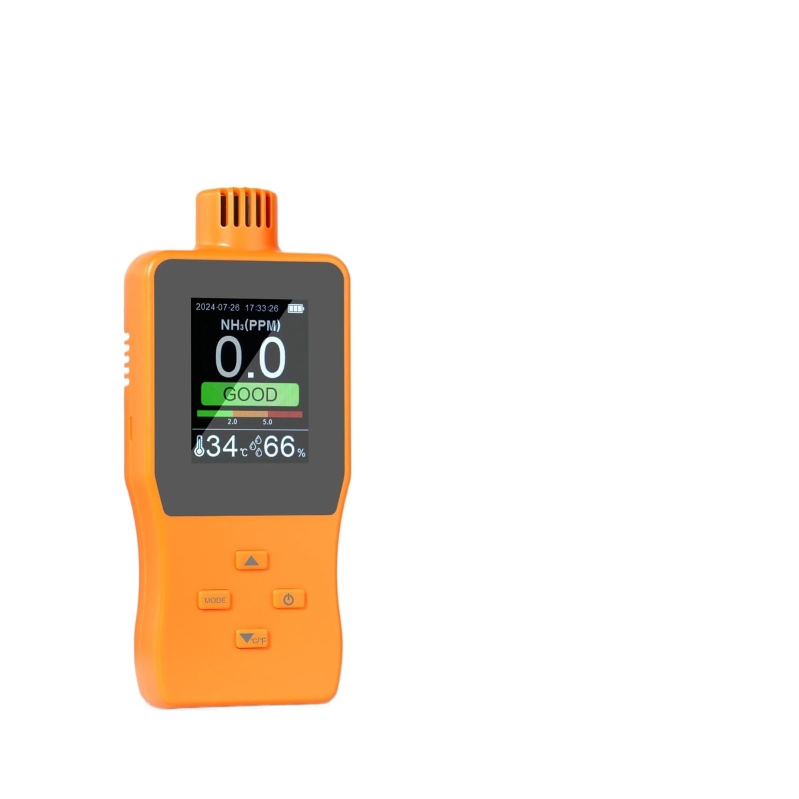 Gas Detector, Ammonia Detector NH3 Digital Handheld Monitor Gas for Work, Home