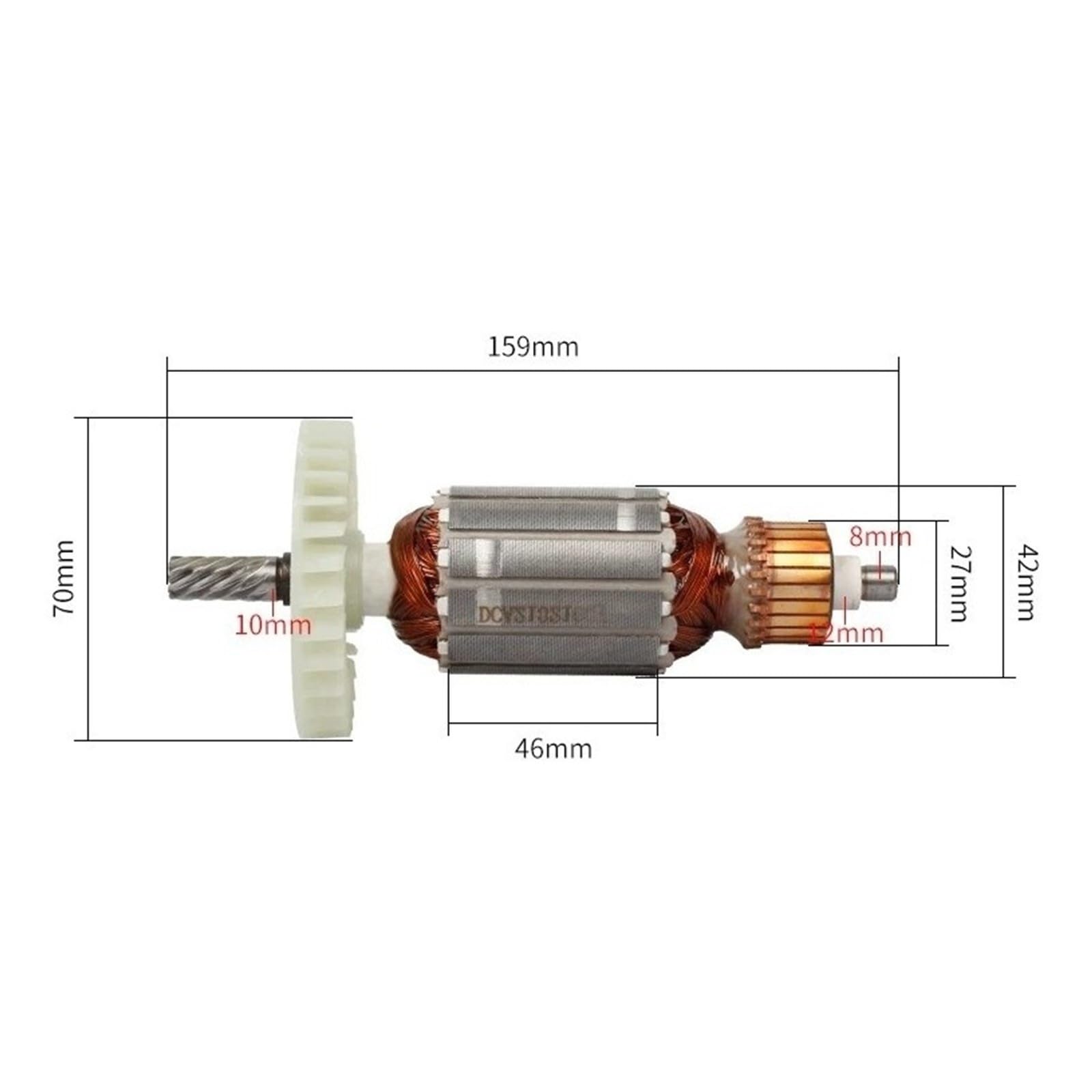 Armatura Del Rotore O Statore Compatible With Makita 5704R 9 Denti