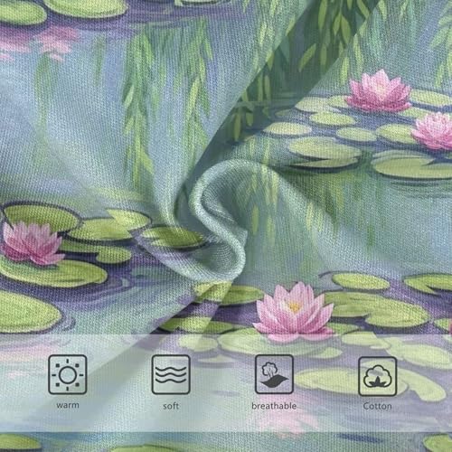 Fancy Toddler Girls Underwear 2t Cotton Panties for Girl Watercolor Floral Lilies Pond Underpants Briefs3