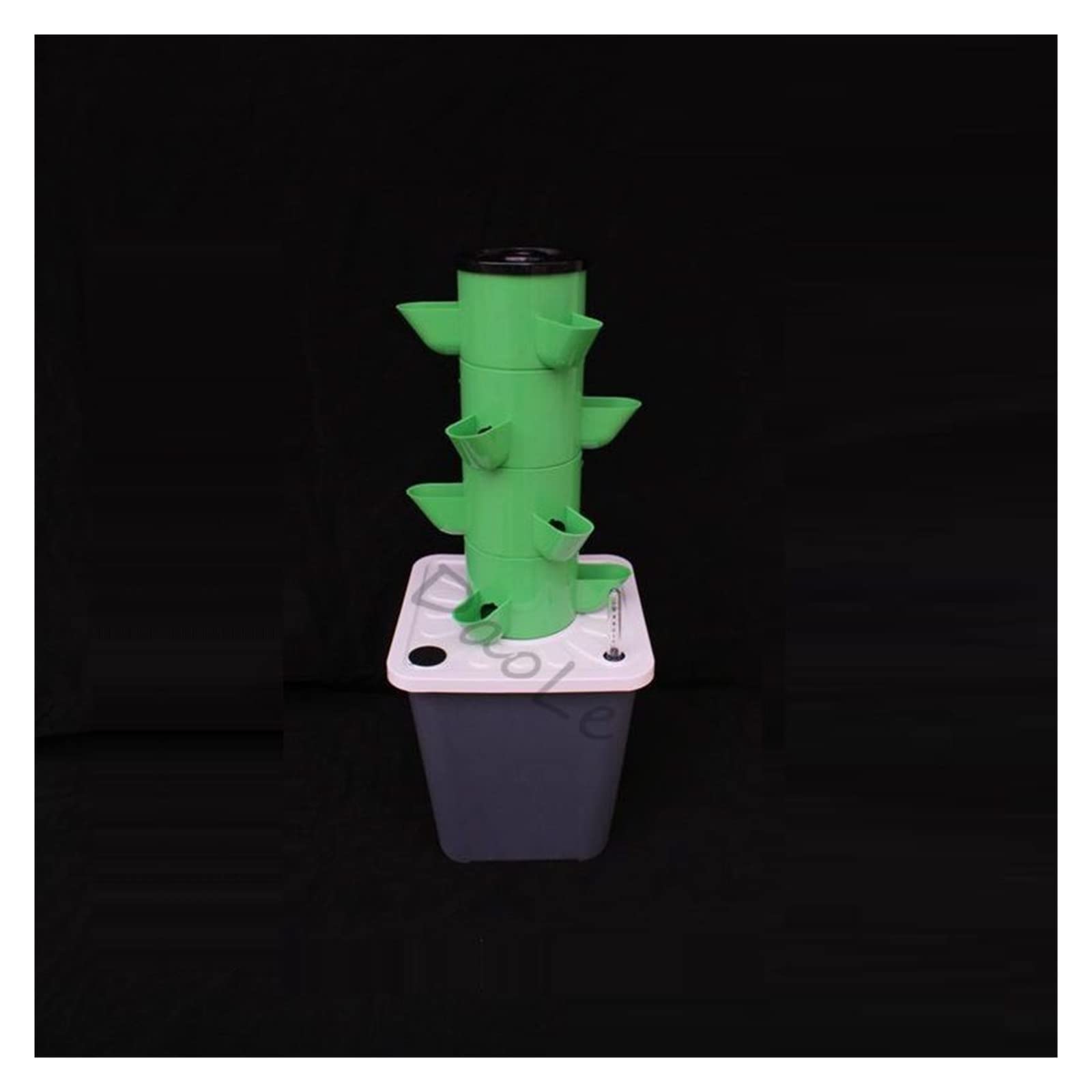 Sistema de cultivo hidropónico Kits de cultivo hidropónico sin suelo for jardín, columna de plantación dimensional for balcón, copas de colonización PP, torre de cultivo de verduras Kit de cultivo hid