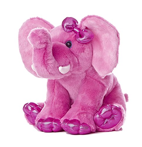 Aurora World Girlz Nation Pink Elephant Plush, 9