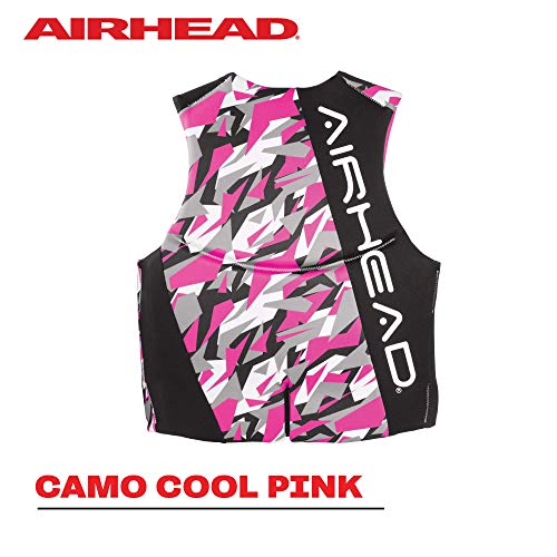 Airhead Women’s Camo Cool Neolite Flex Kwik-Dry Life Jacket, Us Coast Guard Approved #TOP2