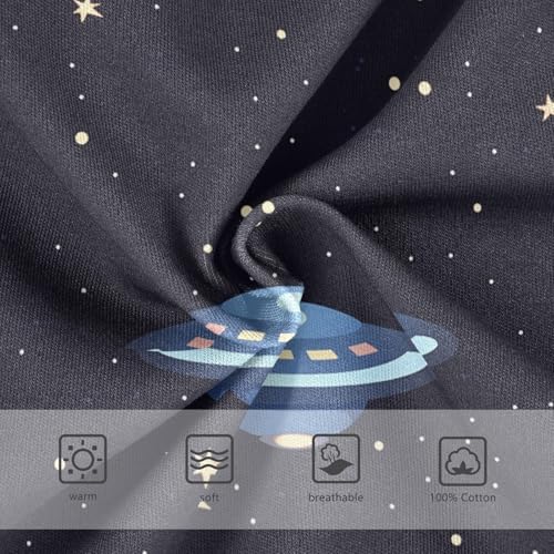 visesunny Boys Potty Training Underwear Star Ufo Pattern Breathe Cotton Briefs Size 2T-8Y for Toddler4