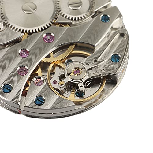 irfan Mouvement mécanique à remontage manuel 6497 St36 P29 44 mm en acier inoxydable pour montre à mouvement 6497, Argenté. – vue 5