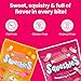 Smarties Squashies Variety Pack Foam Marshmallows Gummy Candies - Raspberry & Cream and Mixed Fruit Flavored - Allergen Free, Peanut Free & Gluten Free Candy - Soft & Chewy Squashies Candies - 5 oz Bag (Pack of 2)