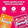 Smarties Squashies Variety Pack Foam Marshmallows Gummy Candies - Raspberry & Cream and Mixed Fruit Flavored - Allergen Free, Peanut Free & Gluten Free Candy - Soft & Chewy Squashies Candies - 5 oz Bag (Pack of 2)