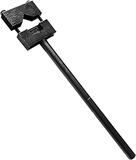 Heavy-Duty Disassembler Wrench, Carbon Steel, 15-Inch Long, Detachable Steel Handle, Suitable for Removing and Installing Barrels and Pipes