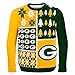 NFL Green Bay Packers Busy Block Ugly Sweater, X-Large, Green