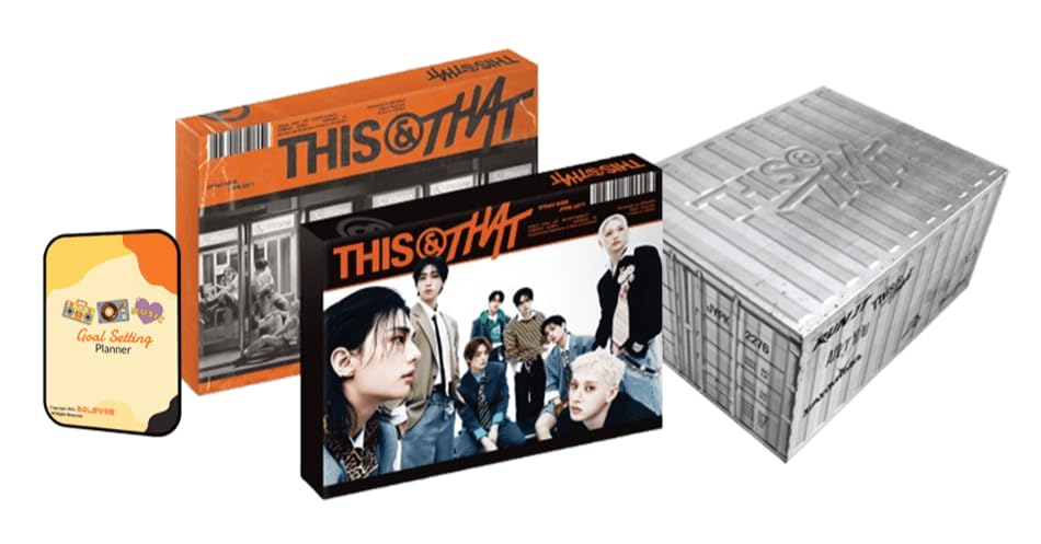 THIS & THAT Stray Kids Album [THIS + THAT + TRUCK (3 types) Full Set Album ver.]+Pre Order Benefits+BolsVos Idol-Inspired Freebies Mini Album