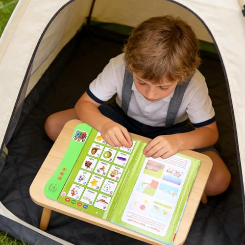 Libro interactivo con sonido bilingüe para evitar el uso de pantallas en niños 4