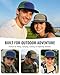 CLAPE 5 Panel Hat for Men, Curved Brim UPF50+ Sun Hats Quick Dry Outdoor Sports Running Hat Baseball Cap