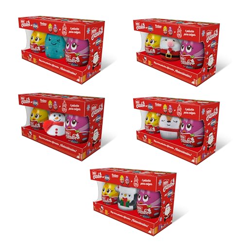 NESTLÉ EXTRAFINO Lote huevos de chocolate mas un peluche 80g