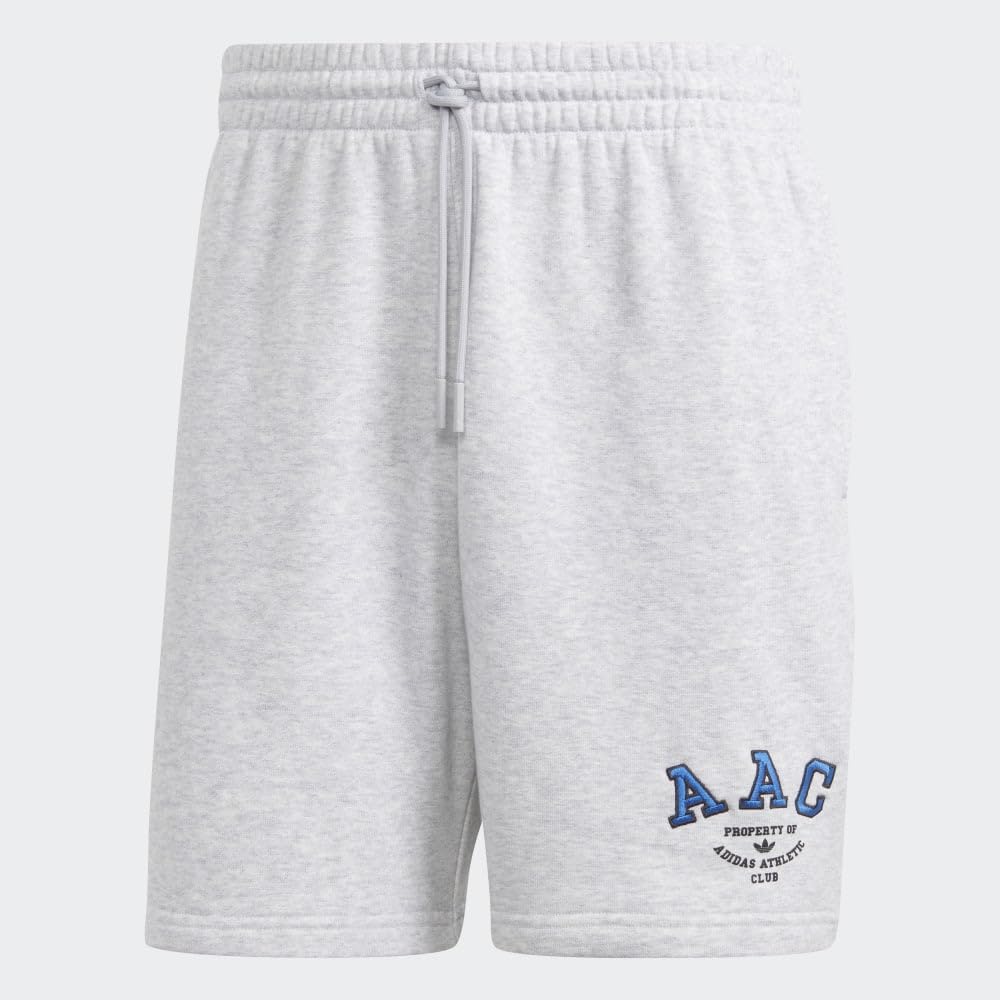 adidas Originals Men's Standard RIFTA Metro Short, Light Grey Heather, Large
