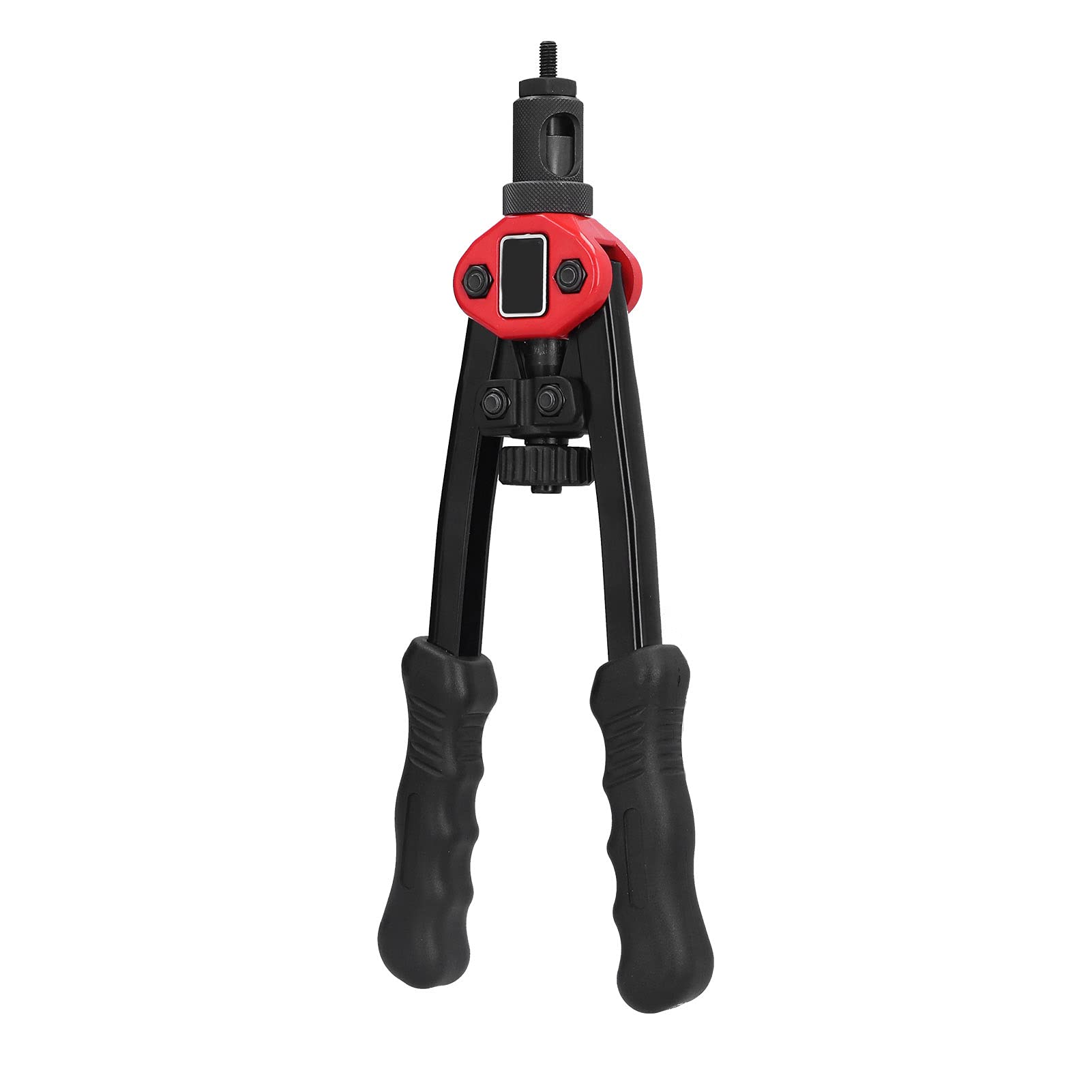 Cocoarm Pistola para Tuercas Remachadoras Herramienta de Remachado Manual de Acero Inoxidable con Kit de Tuercas M3 M4 M5 M6 M8 de 9 Mm Palanca 25x Agarre Suave para Reparación y Ensamblaje de