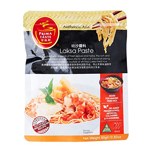 Prima Taste Laksa Paste, 1 Pack, 80g