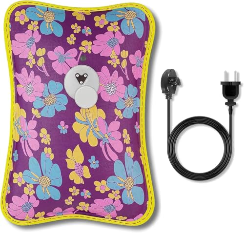 GopinathEcom Electric Hot Water Bag Heating Pad For Pain Relief Gel Hot Pack Heat Pouch Hot Water Bottle Heating Bag For Back Pain Cramps Muscle...