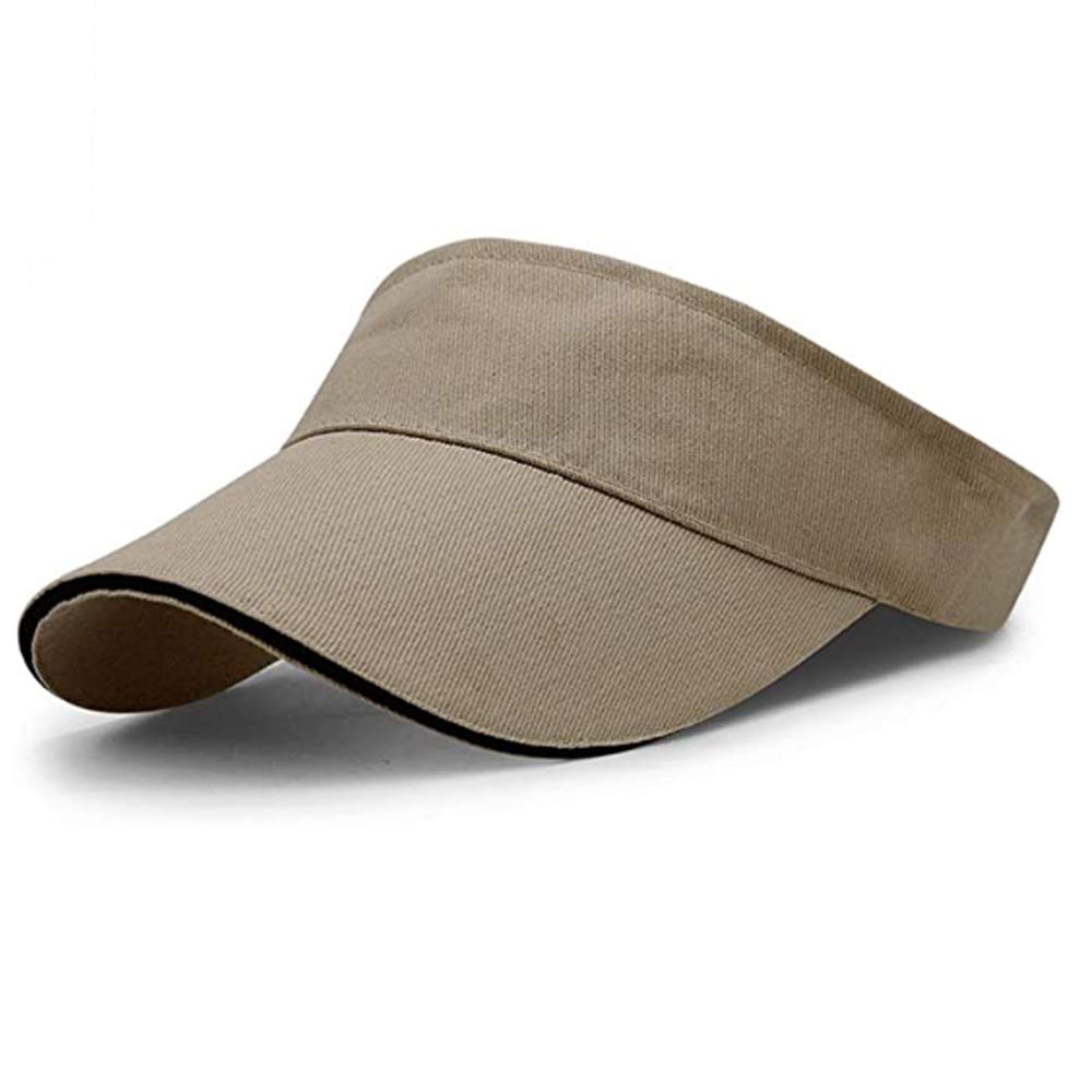 YEKEYI Unisex Sun Visor Cap Empty Top Baseball Cap Outdoor Sports Ultralight Tennis Hat with Adjustable Strap for Golf